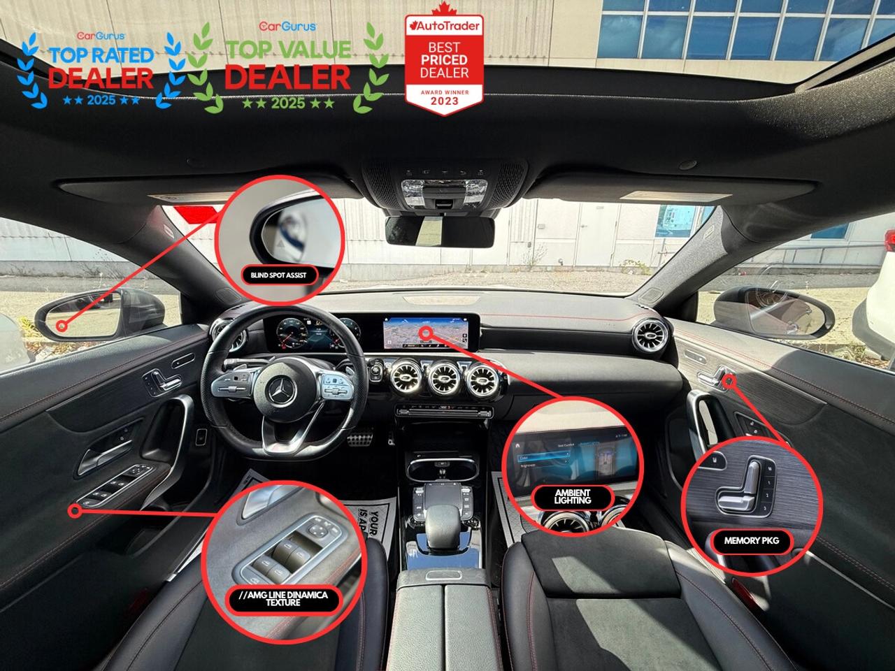 2021 Mercedes-Benz CLA-Class //AMG PKG / MEMORY PKG | ONE OWNER | DINAMICA | PANO | LOADED Photo1