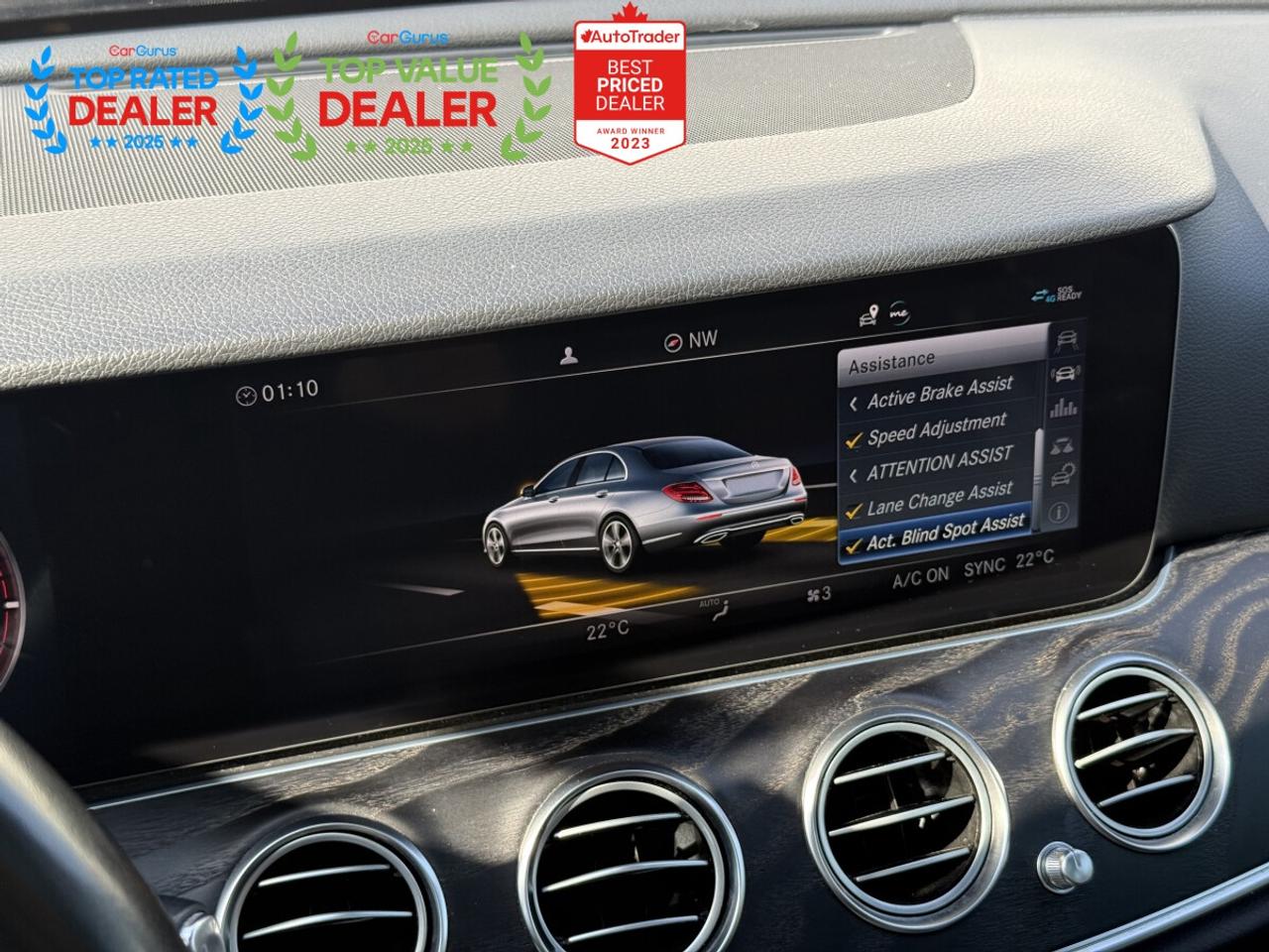 2020 Mercedes-Benz E-Class 450 //AMG PKG | BURMESTER | MASSAGE | VENTILATED SEATS | AMBIENT LIGHTING Photo