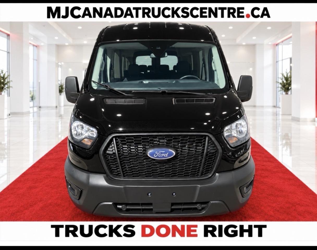 2022 Ford Transit XL T350- 15 Passenger Super Roof In Black Photo4