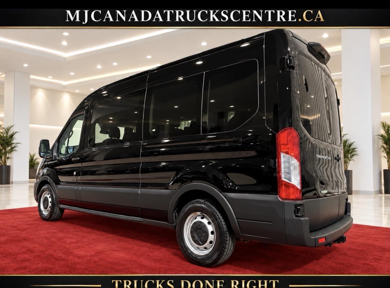 2022 Ford Transit XL T350- 15 Passenger Super Roof In Black Photo5