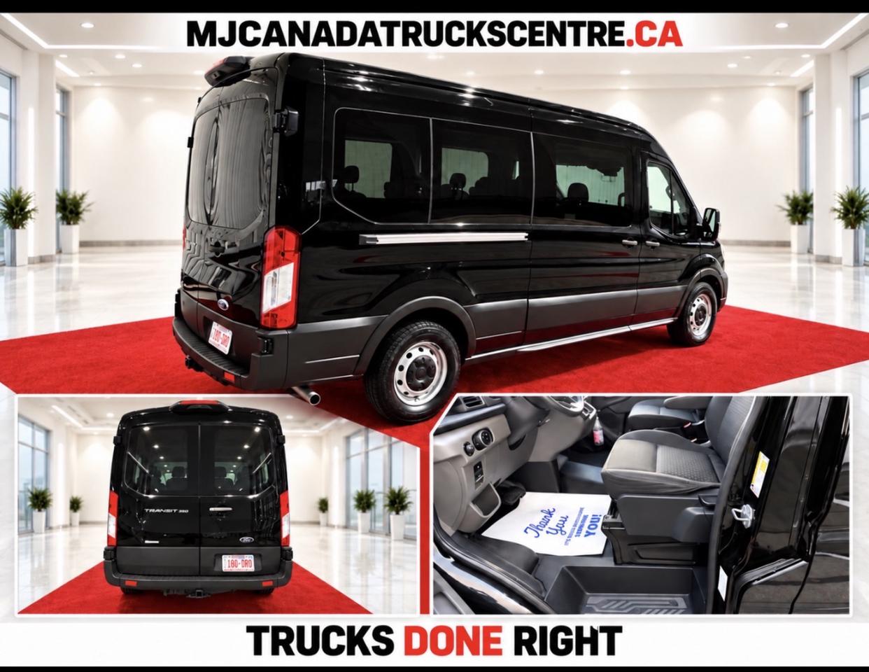 2022 Ford Transit XL T350- 15 Passenger Super Roof In Black Photo0