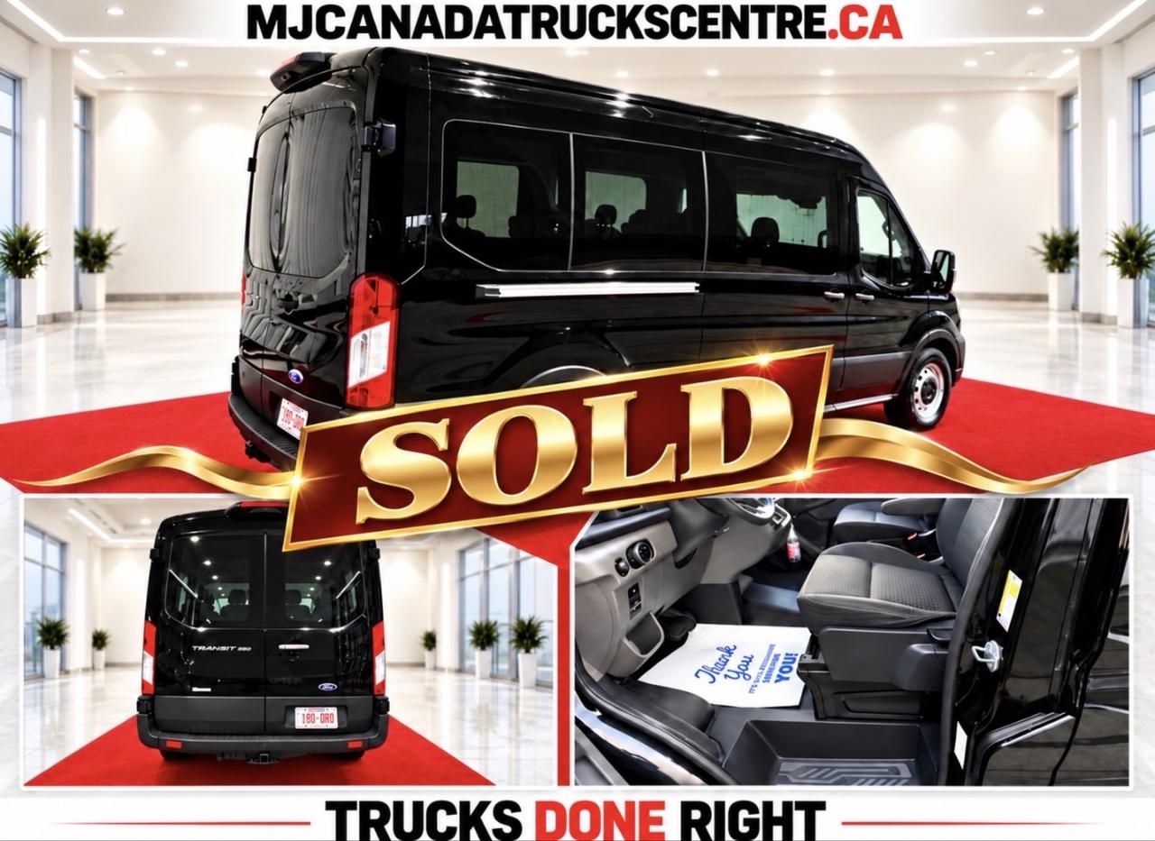 2022 Ford Transit XL T350- 15 Passenger Super Roof In Black