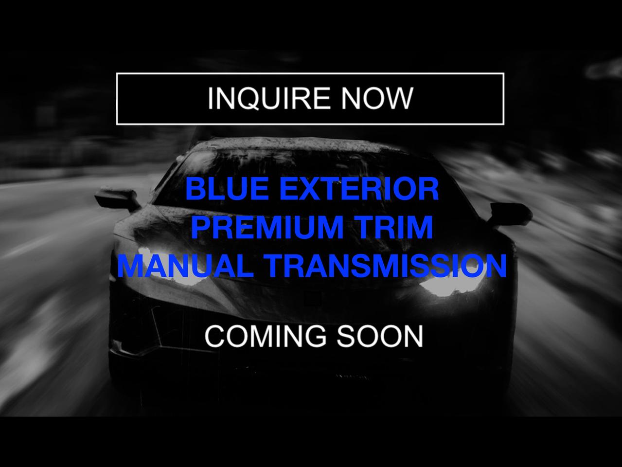 Blue 2018 Toyota Tacoma Pickup Truck Four-Wheel Drive Manual