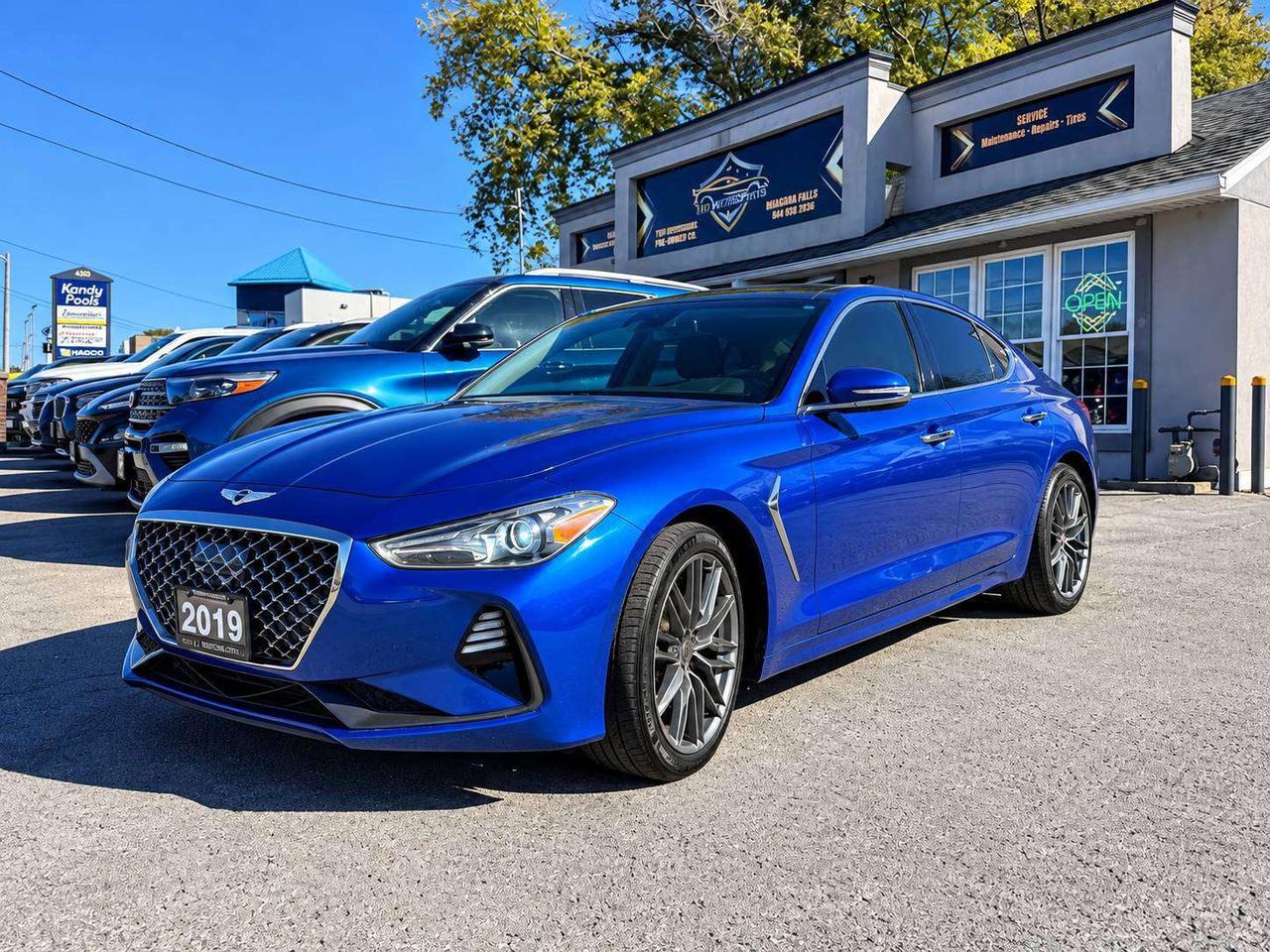 2019 Genesis G70 3.3T Dynamic AWD   Twin-Turbo V6   SUNROOF   365HP Photo0