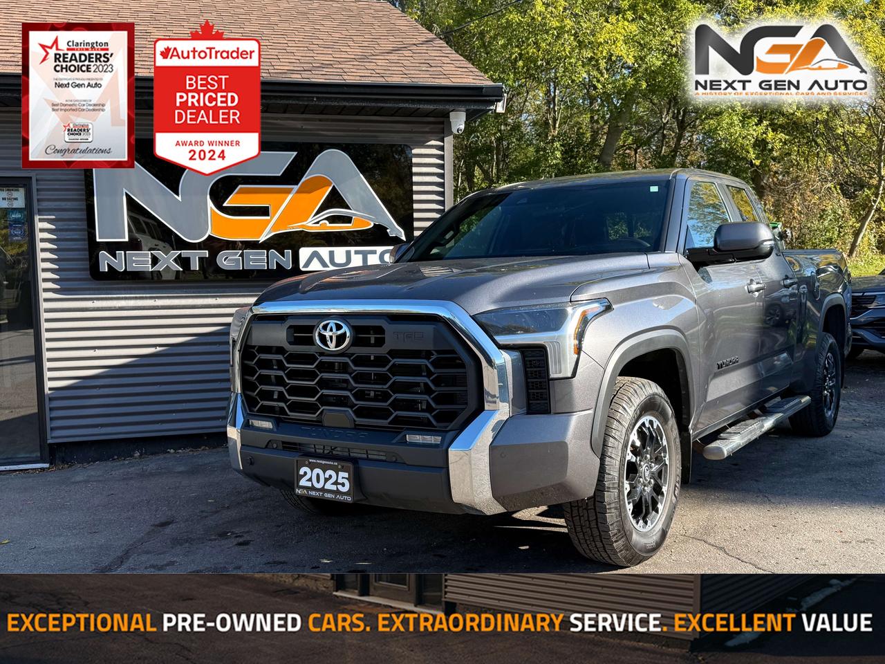 2025 Toyota Tundra SR5 TRD Off-Road 4x4 One Owner Clean CARFAX Remo Photo0