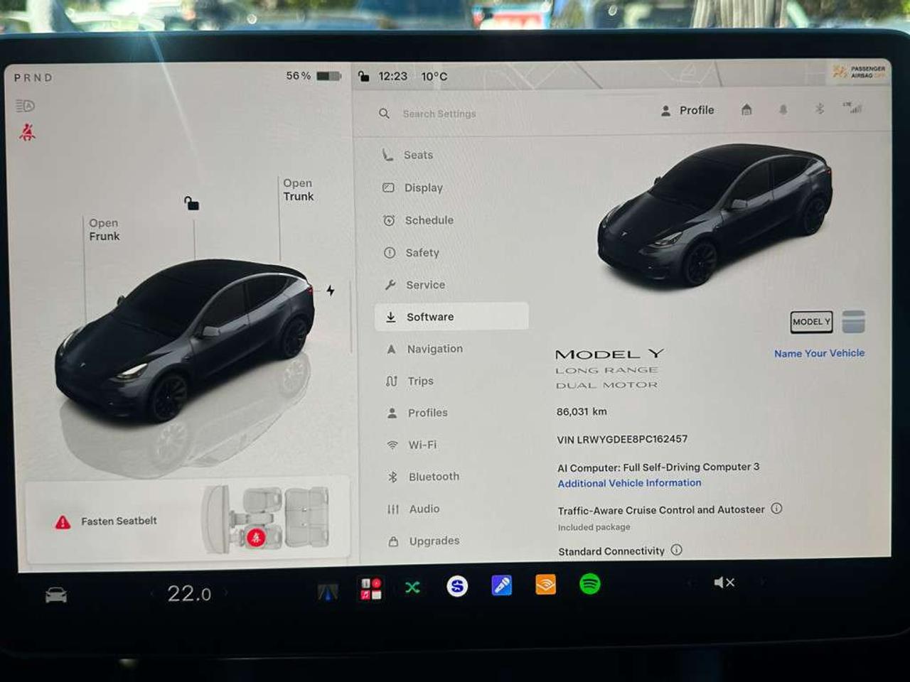 2023 Tesla Model Y Long Range AWD One-Owner. Photo