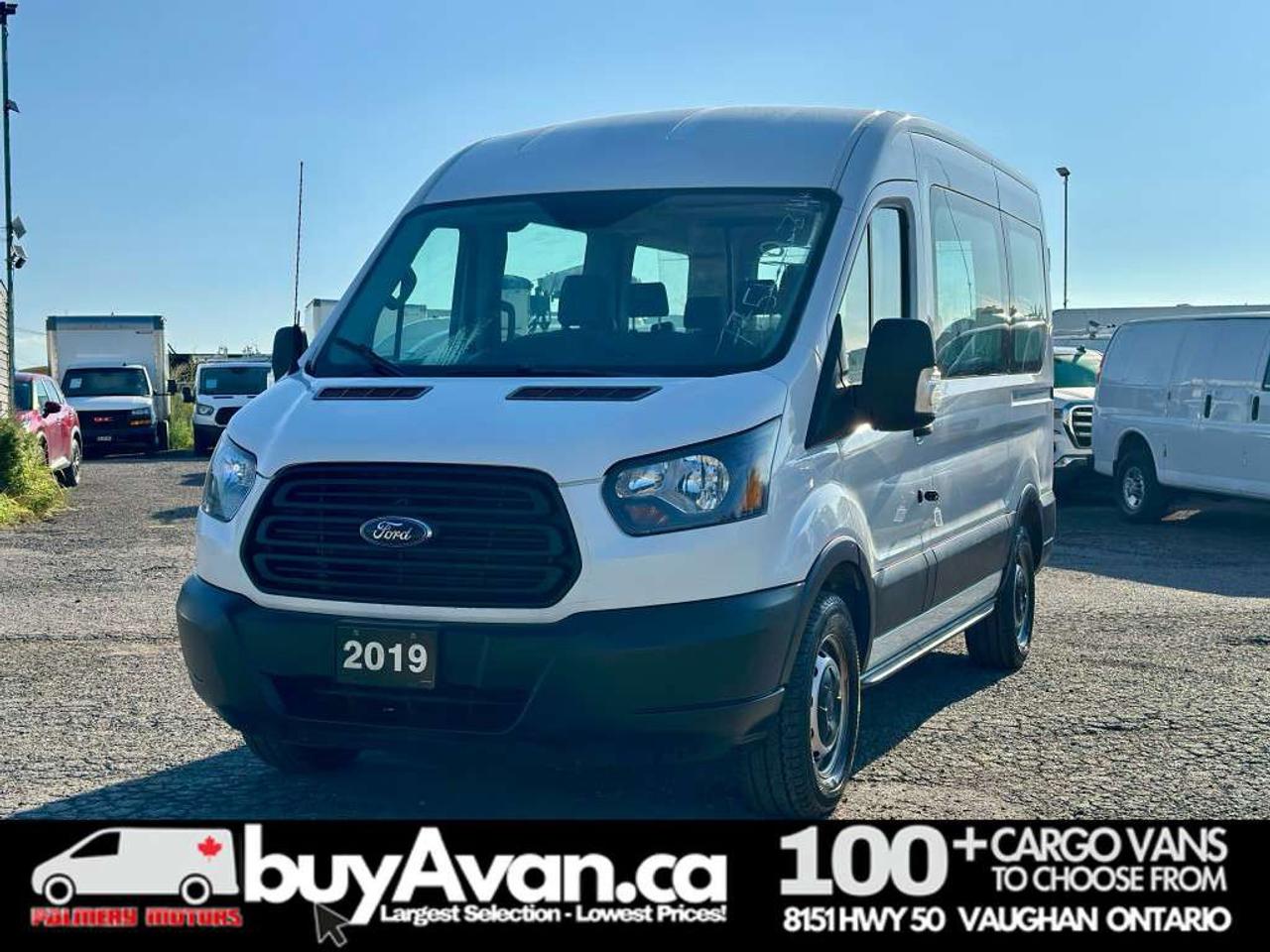 2019 Ford Transit 8 Passenger Van XLT + Divider Photo