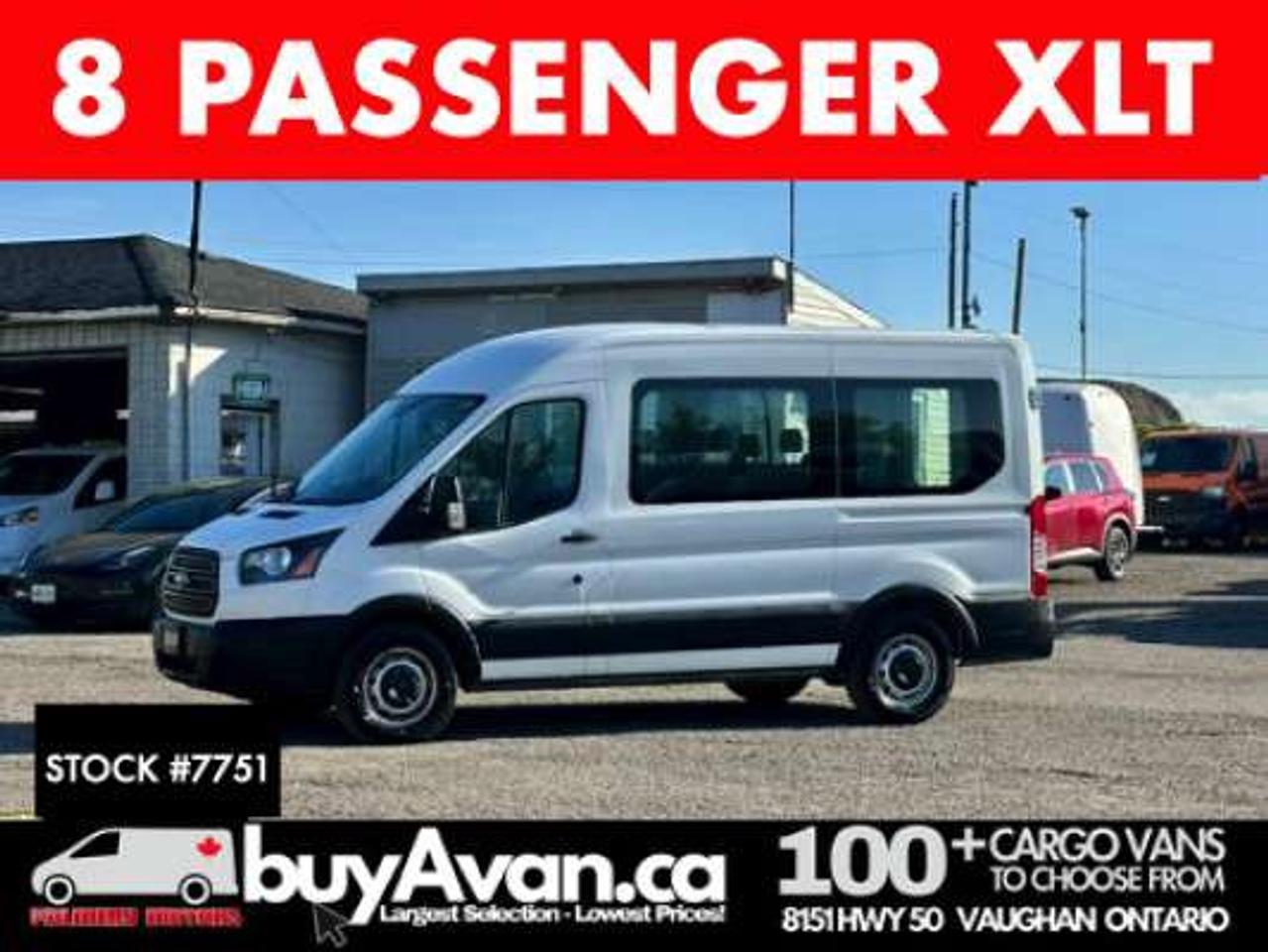 2019 Ford Transit 8 Passenger Van XLT + Divider Photo0