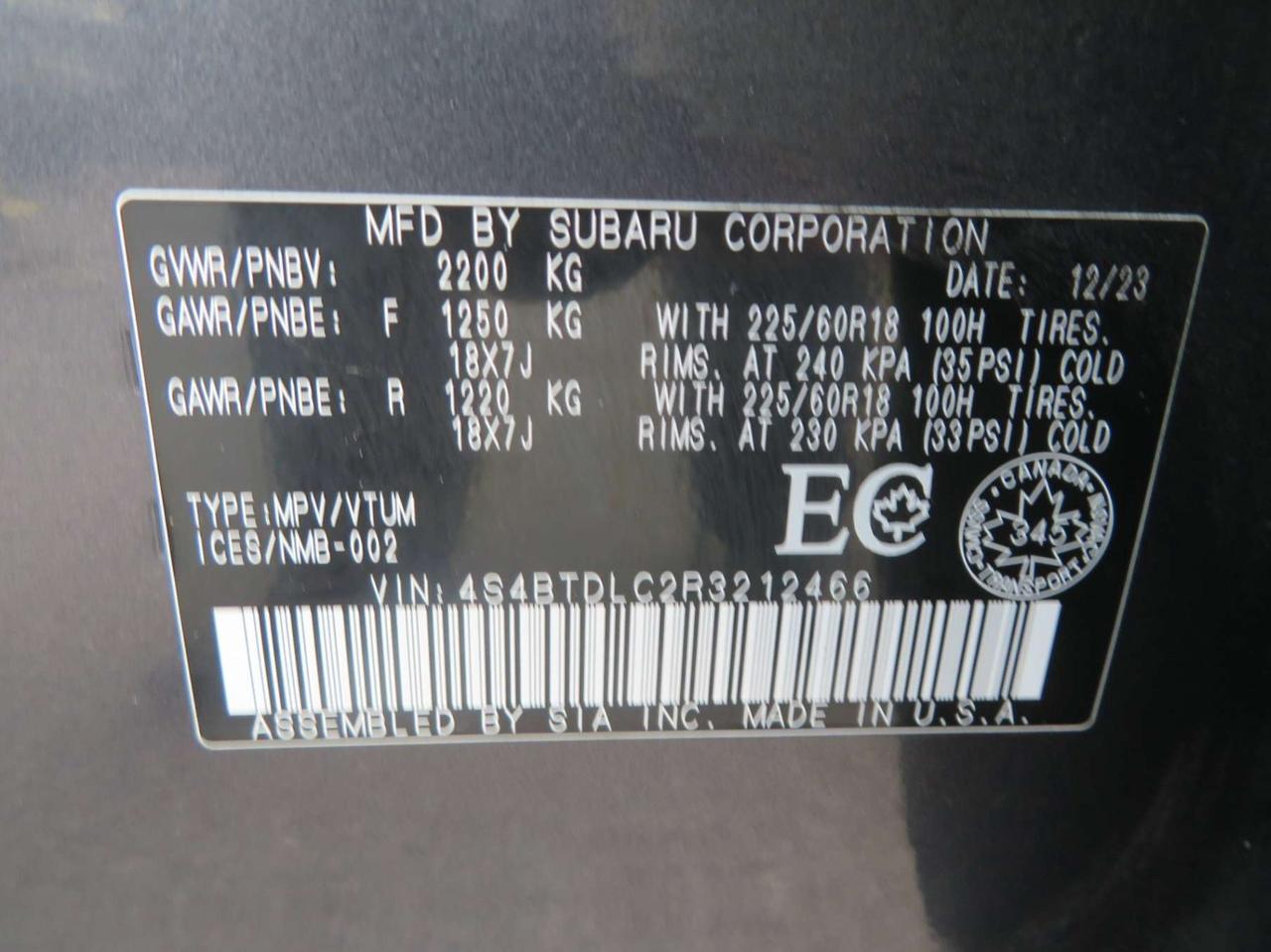 2024 Subaru Outback Onyx AWD Photo