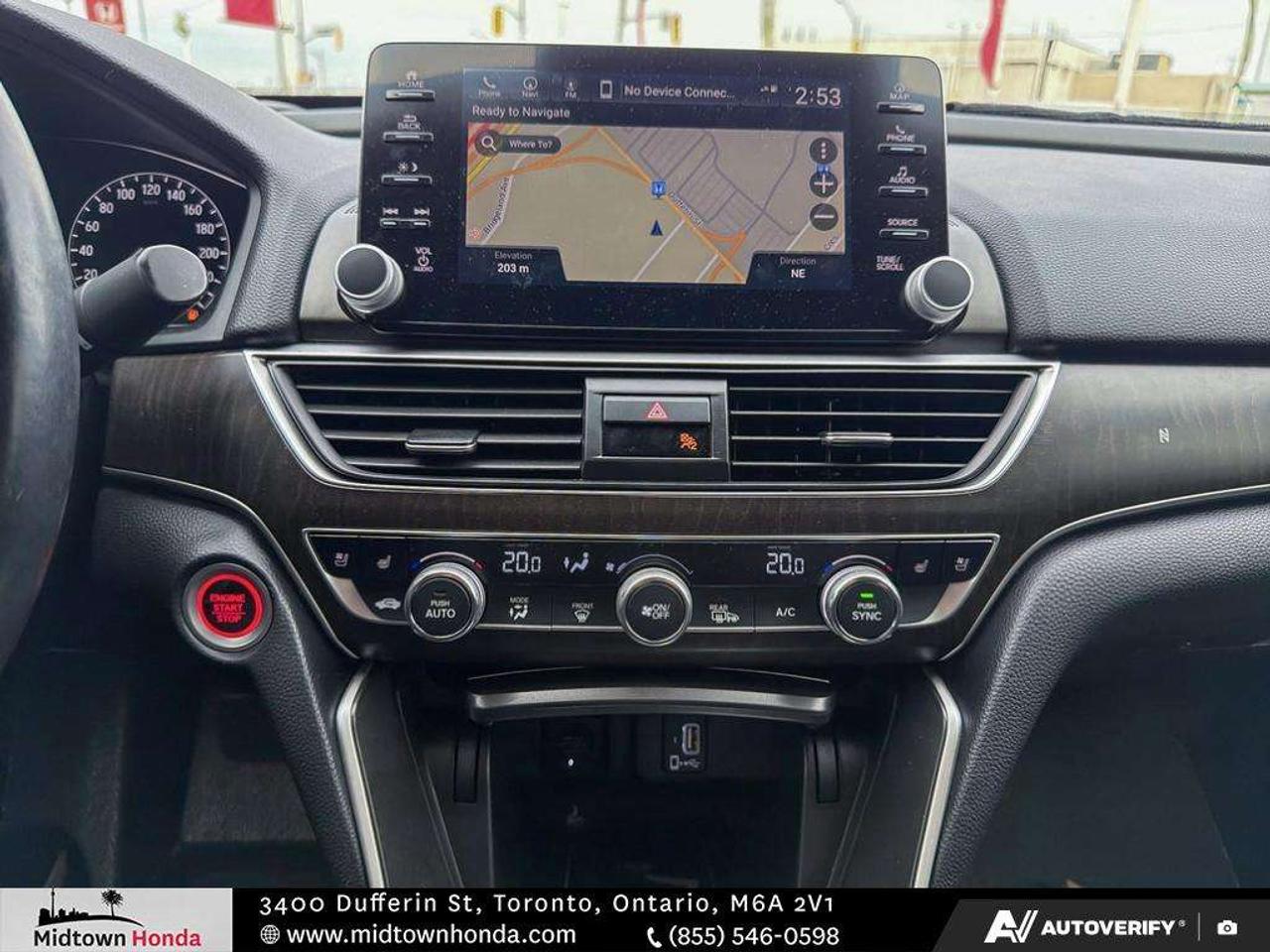 2018 Honda Accord Touring 2.0 Automatic Sedan Photo