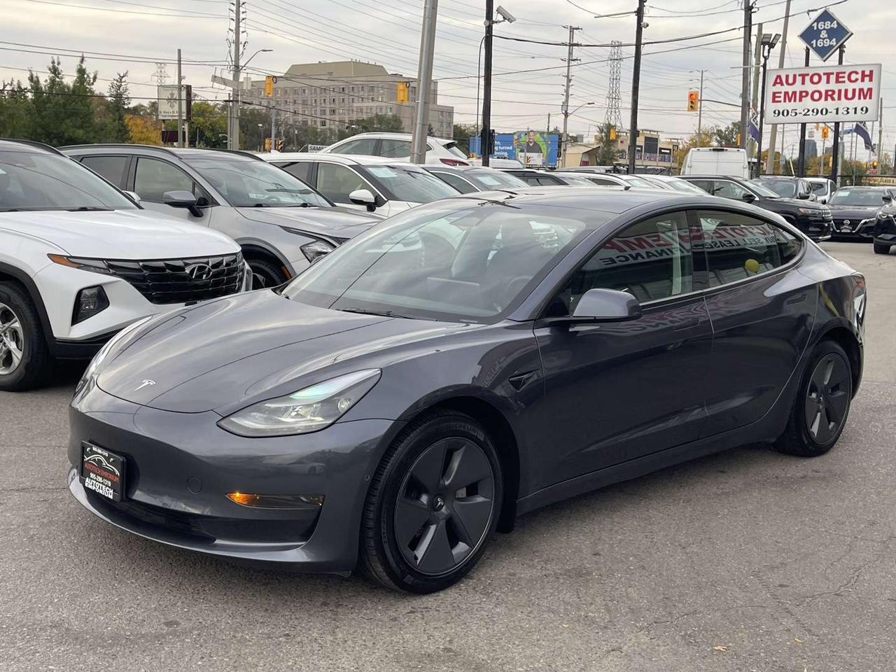 2022 Tesla Model 3 SR Plus   Moonroof   Leather   Blind Spot Cam Photo