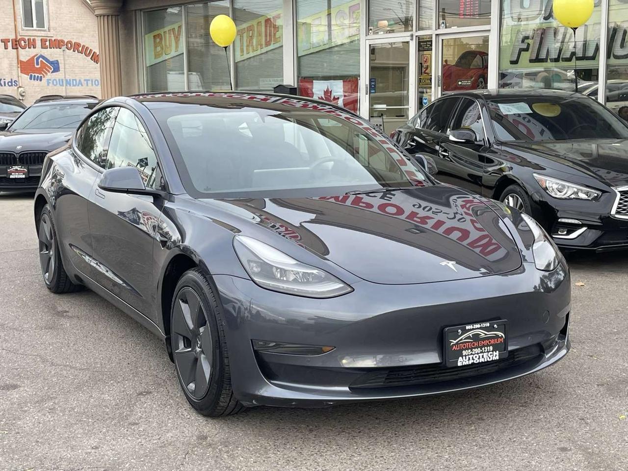 2022 Tesla Model 3 SR Plus   Moonroof   Leather   Blind Spot Cam Photo