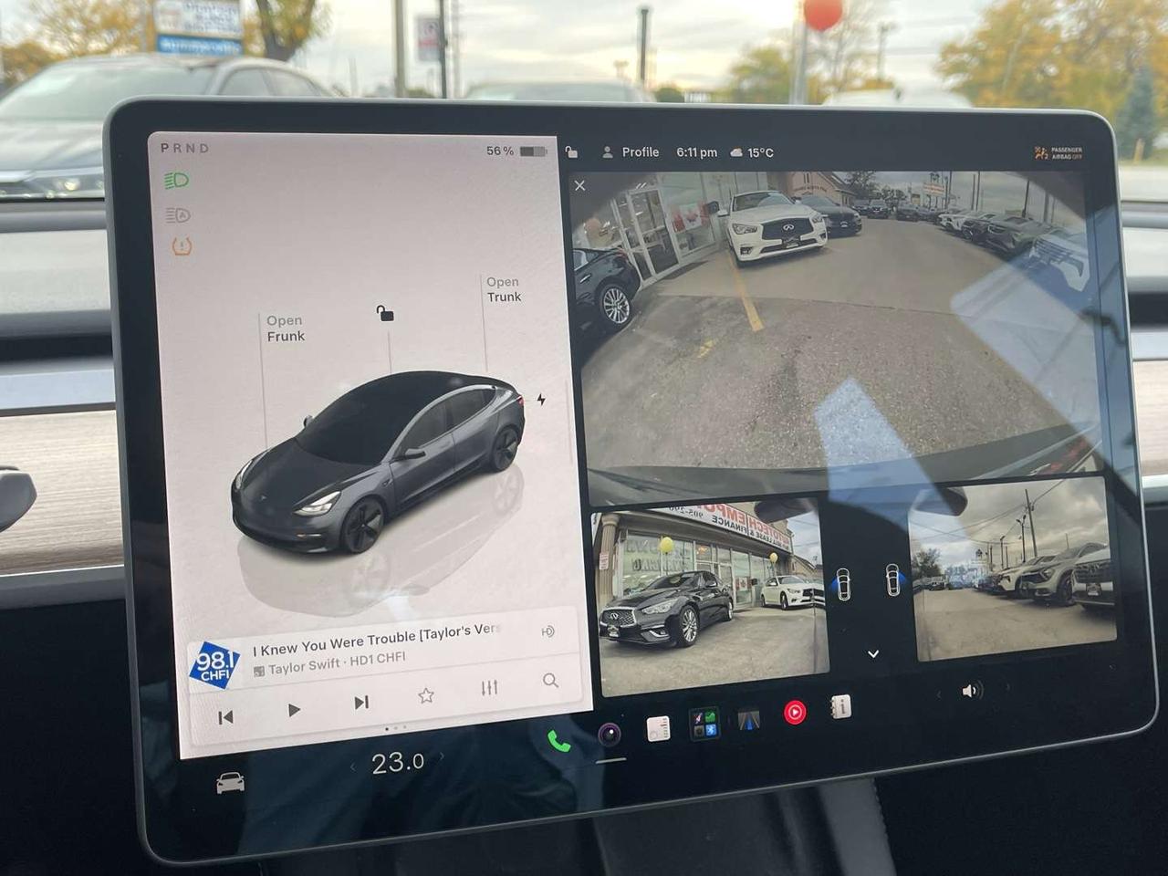 2022 Tesla Model 3 SR Plus   Moonroof   Leather   Blind Spot Cam Photo