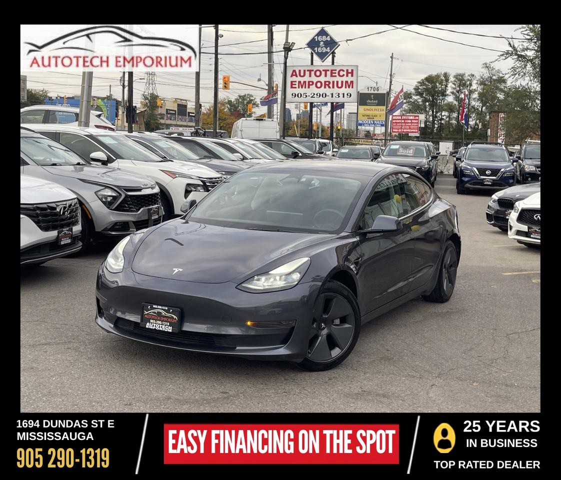 2022 Tesla Model 3 SR Plus   Moonroof   Leather   Blind Spot Cam Photo