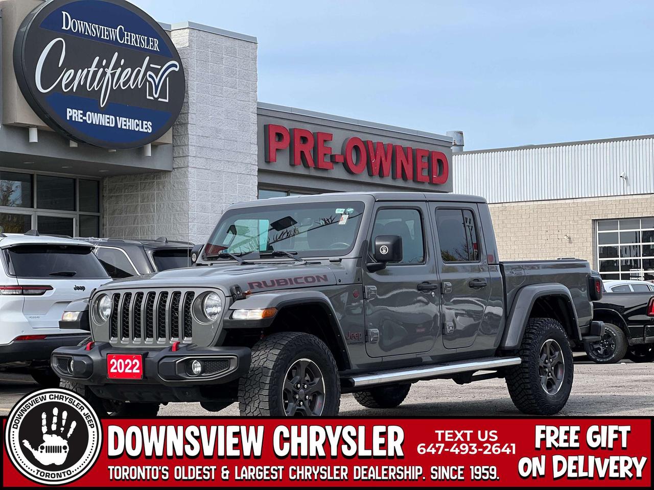 2022 Jeep Gladiator Rubicon w/Leather, Body Colour Hardtop/Fender, Tow Photo