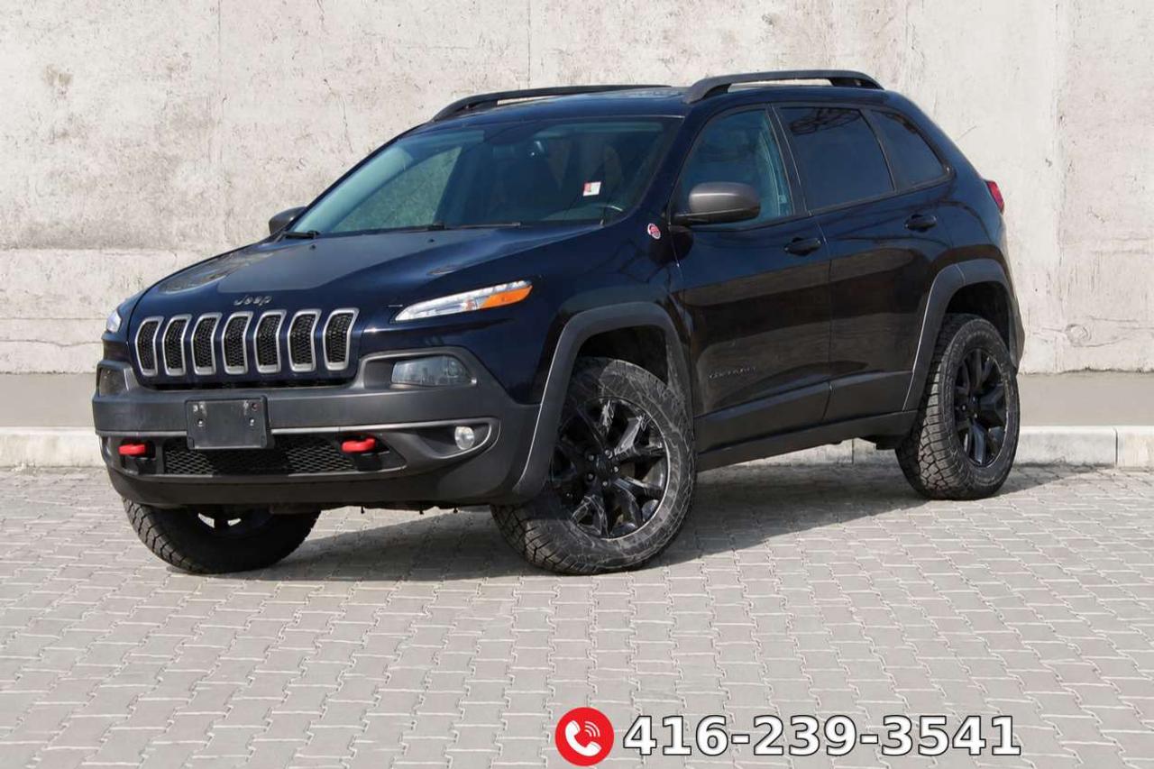 2016 Jeep Cherokee Trailhawk 4x4  Gps SiriusXM Moonroof ReverseCamera Photo0