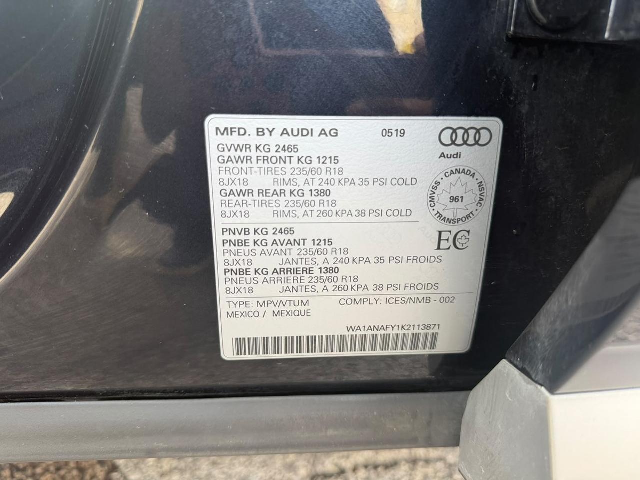 2019 Audi Q5 Komfort Photo