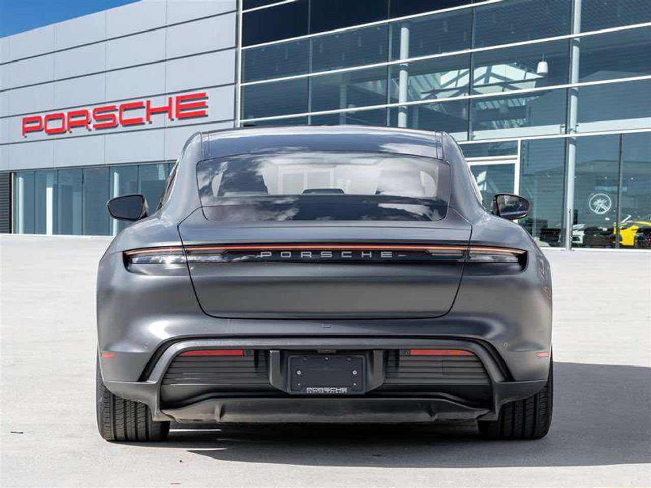 2021 Porsche Taycan 4S AWD CPO Sport Chrono Clock Dial in Bordeaux Red Fixed Panoramic Roof in Glass Power Seats (14-way Photo