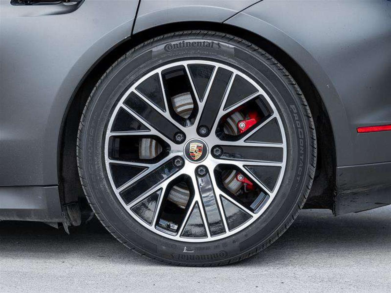 2021 Porsche Taycan 4S AWD CPO Sport Chrono Clock Dial in Bordeaux Red Fixed Panoramic Roof in Glass Power Seats (14-way Photo