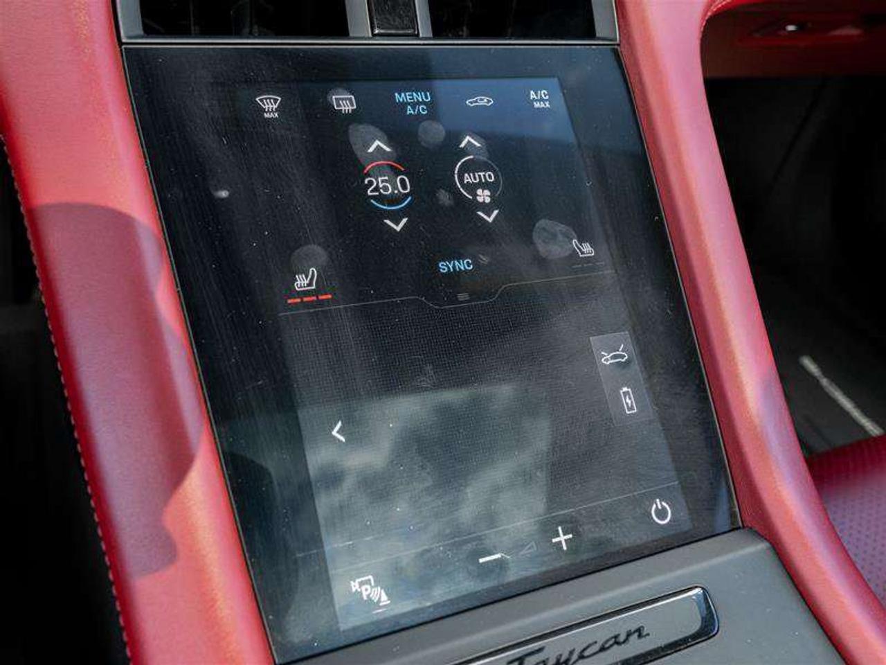 2021 Porsche Taycan 4S AWD CPO Sport Chrono Clock Dial in Bordeaux Red Fixed Panoramic Roof in Glass Power Seats (14-way Photo