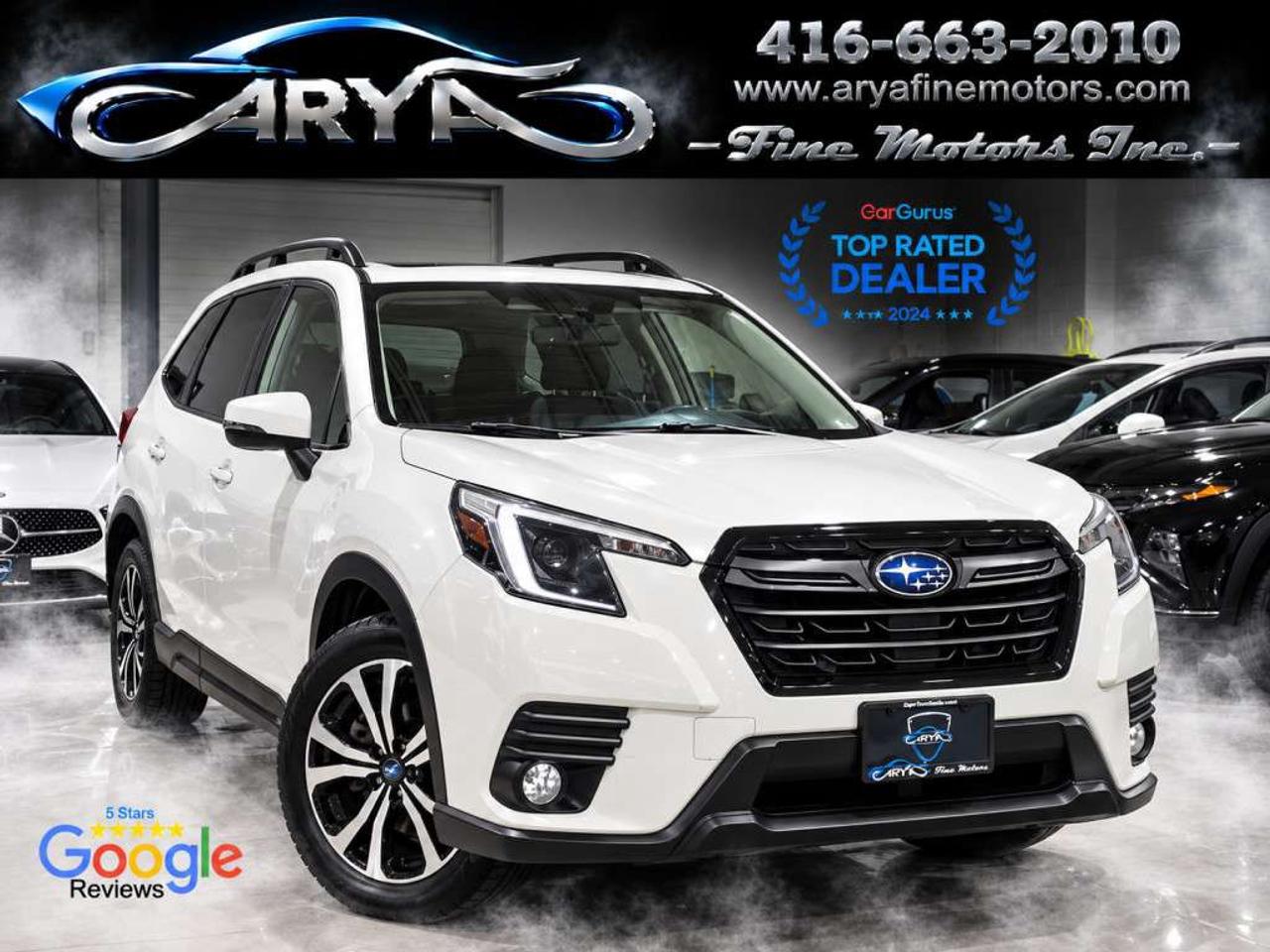2022 Subaru Forester Limited AWD w/ Eyesight Technology  One Owner Excellent Service Records AdaptiveLane Departure Assist RAB Leather Photo0