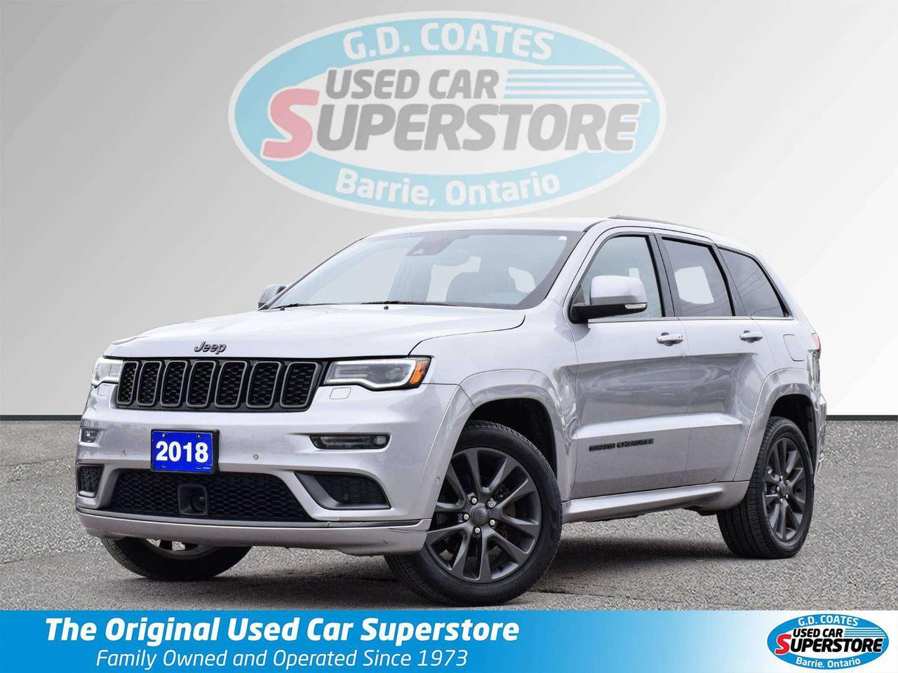 2018 Jeep Grand Cherokee Overland 4x4 ~Nav ~Leather ~Moonroof ~Blind Spot Photo