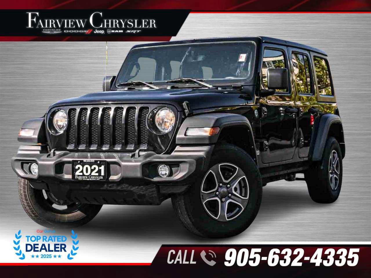 2021 Jeep Wrangler Unlimited Sport S 4x4 HARD TOP   BLIND SPOT   REMOTE START   CARPLAY   NAVIGATION   ALPINE SOUND   DUAL CLIMATE Photo0