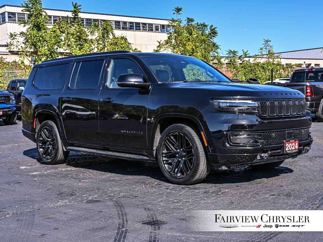 2024 Jeep Wagoneer Series II Carbide 4x4 PANO ROOF   LEATHER   CARBIDE   BLIND SPOT   8 PASSANGER   3.92 REAR AXLE   TOW PKG Photo