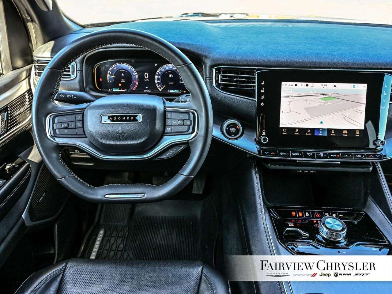 2024 Jeep Wagoneer Series II Carbide 4x4 PANO ROOF   LEATHER   CARBIDE   BLIND SPOT   8 PASSANGER   3.92 REAR AXLE   TOW PKG Photo