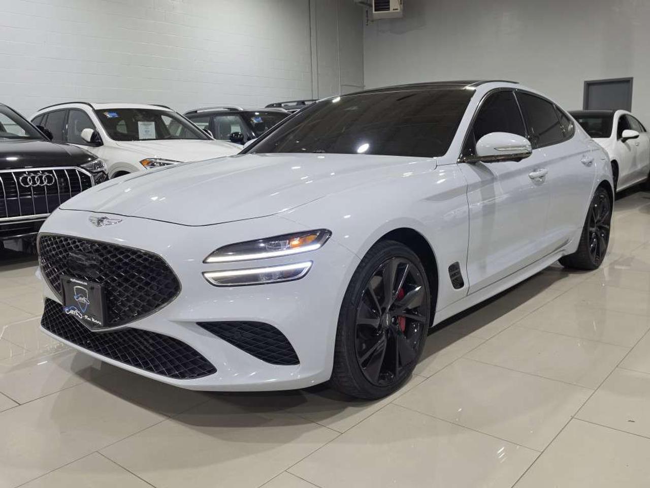 2023 Genesis G70 3.3T Advanced AWD Navigation Backup Cam Brembo Brakes RED Diamond Stitched NO Accidents Photo