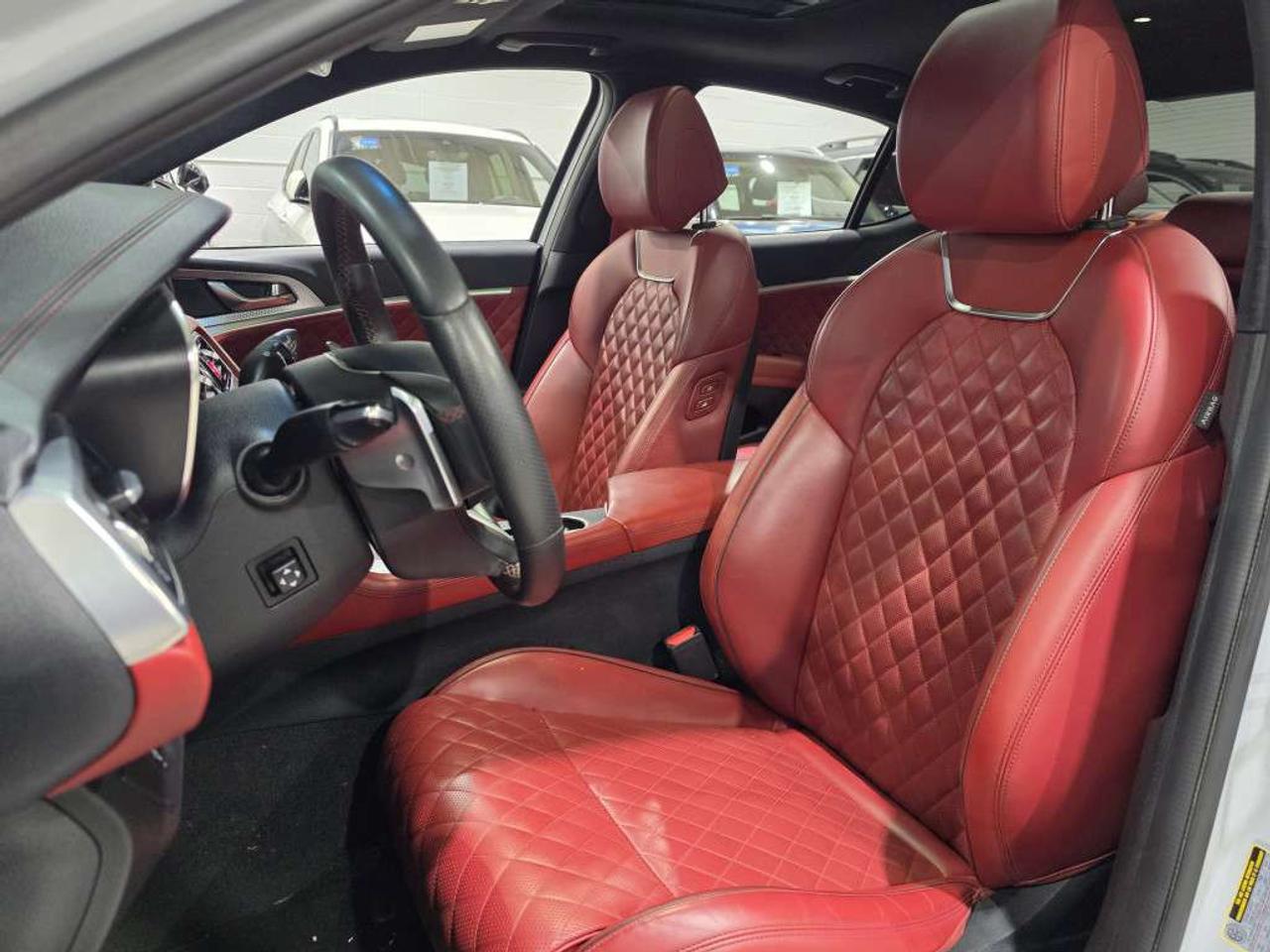 2023 Genesis G70 3.3T Advanced AWD Navigation Backup Cam Brembo Brakes RED Diamond Stitched NO Accidents Photo2