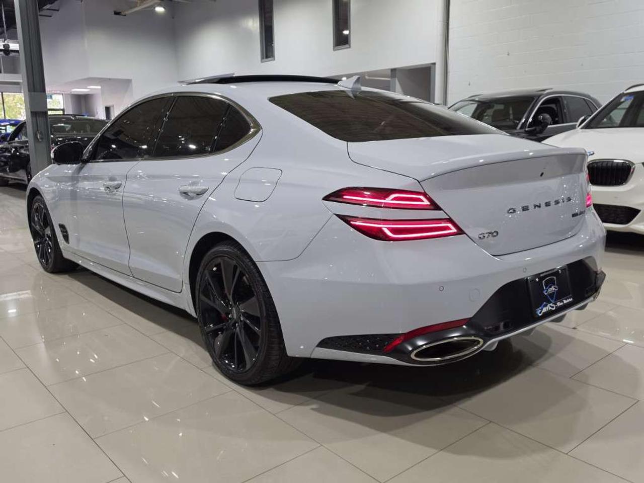 2023 Genesis G70 3.3T Advanced AWD Navigation Backup Cam Brembo Brakes RED Diamond Stitched NO Accidents Photo