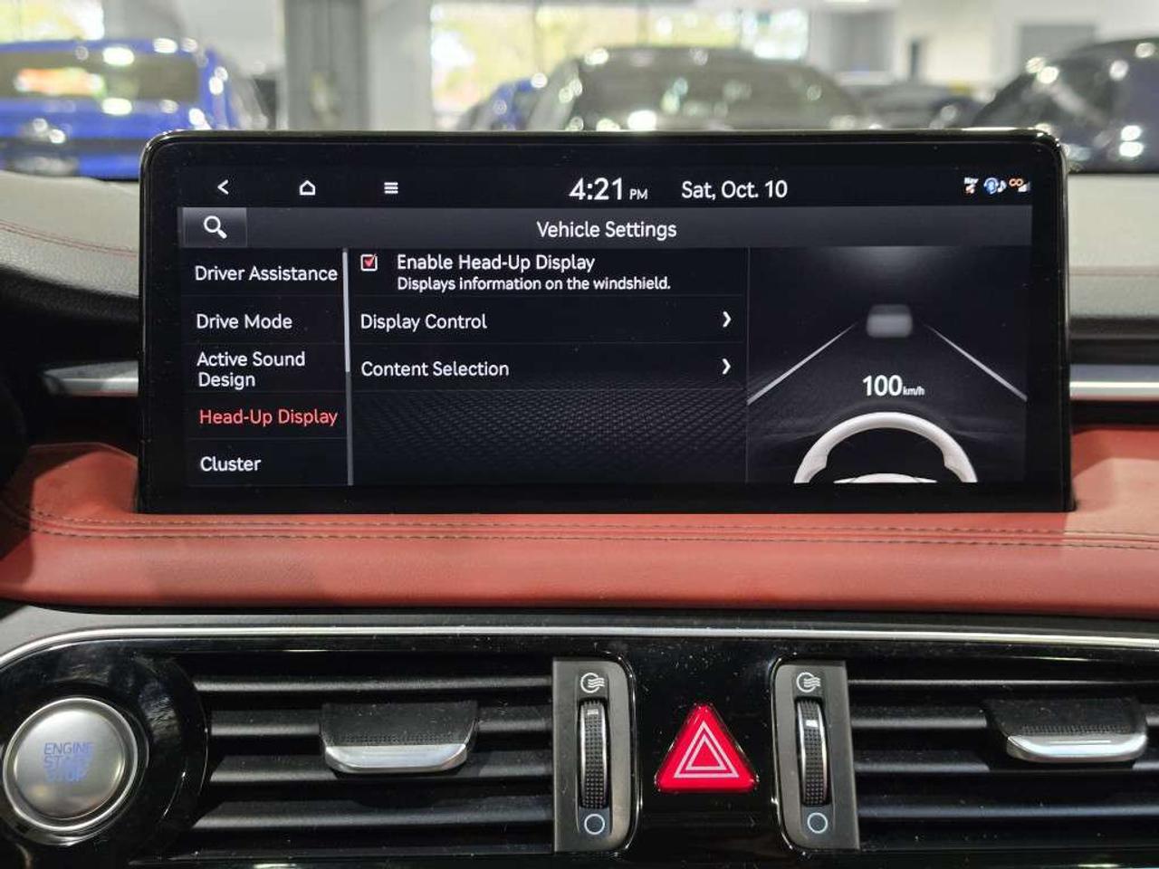 2023 Genesis G70 3.3T Advanced AWD Navigation Backup Cam Brembo Brakes RED Diamond Stitched NO Accidents Photo