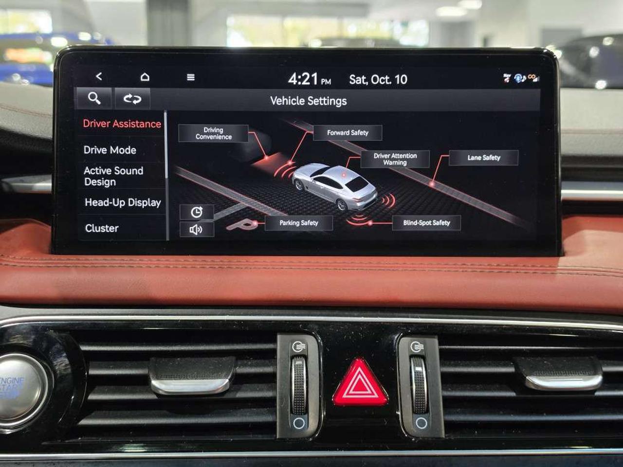 2023 Genesis G70 3.3T Advanced AWD Navigation Backup Cam Brembo Brakes RED Diamond Stitched NO Accidents Photo