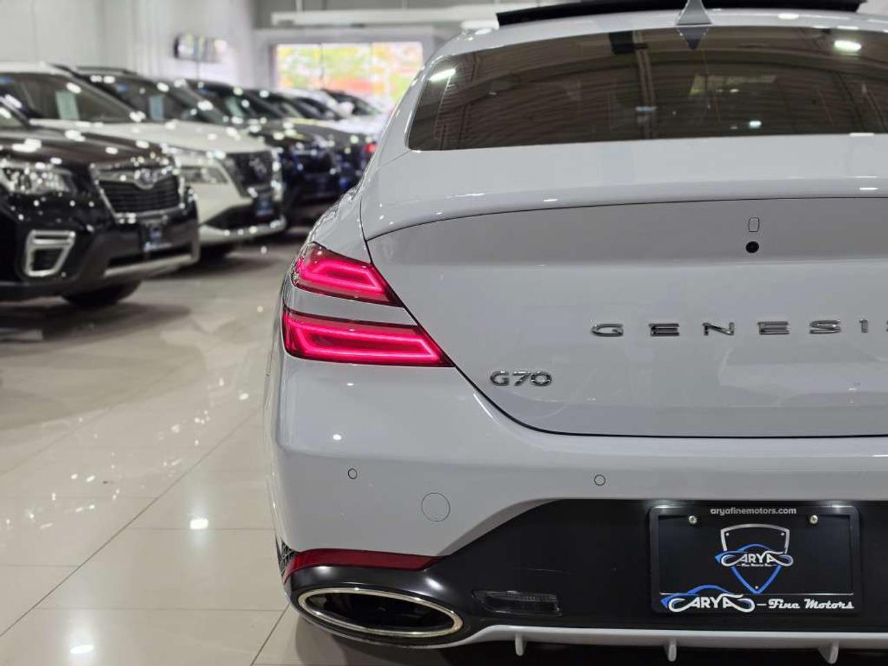 2023 Genesis G70 3.3T Advanced AWD Navigation Backup Cam Brembo Brakes RED Diamond Stitched NO Accidents Photo