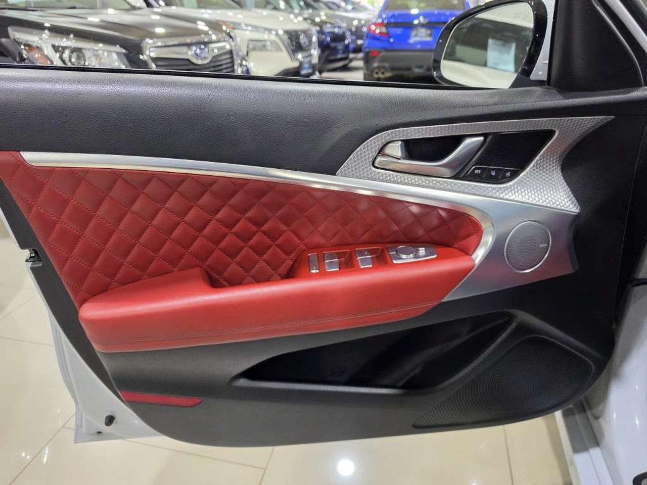 2023 Genesis G70 3.3T Advanced AWD Navigation Backup Cam Brembo Brakes RED Diamond Stitched NO Accidents Photo