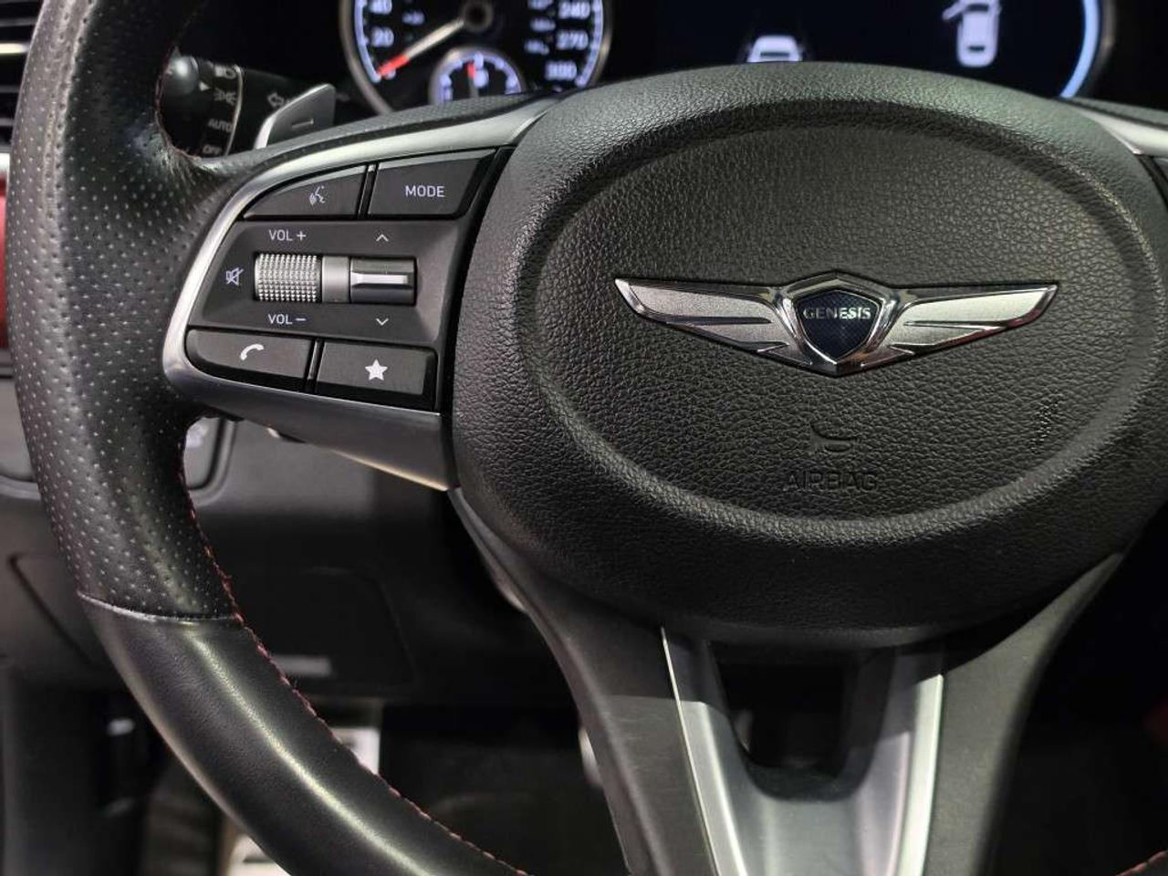 2023 Genesis G70 3.3T Advanced AWD Navigation Backup Cam Brembo Brakes RED Diamond Stitched NO Accidents Photo