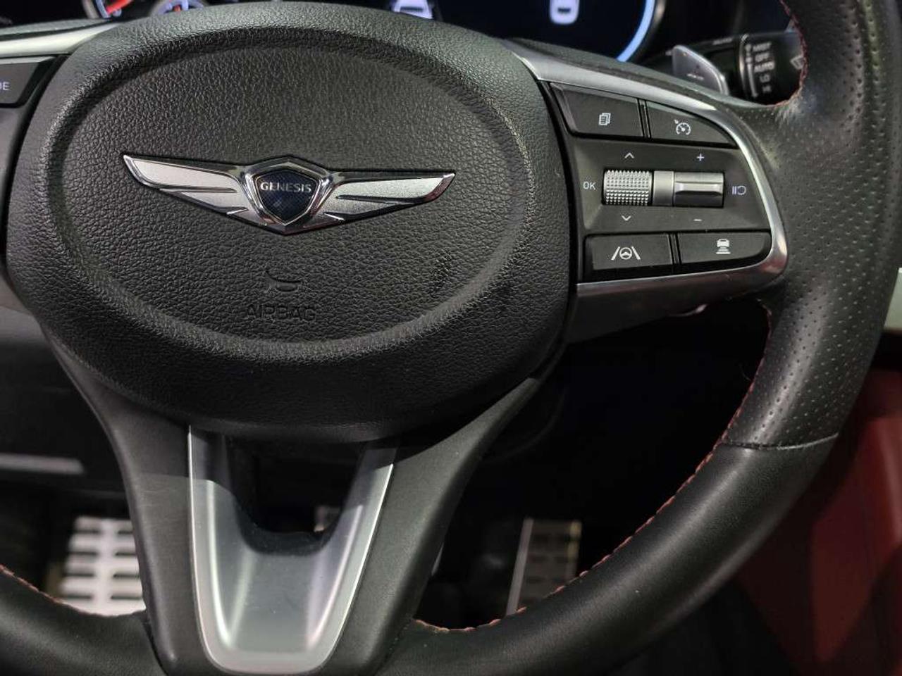 2023 Genesis G70 3.3T Advanced AWD Navigation Backup Cam Brembo Brakes RED Diamond Stitched NO Accidents Photo