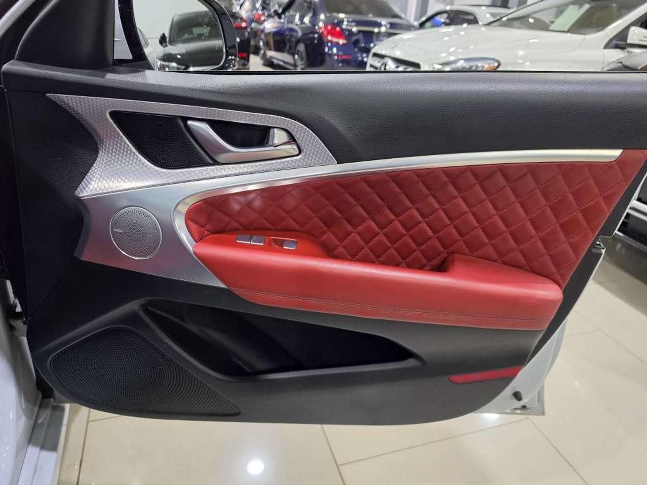 2023 Genesis G70 3.3T Advanced AWD Navigation Backup Cam Brembo Brakes RED Diamond Stitched NO Accidents Photo
