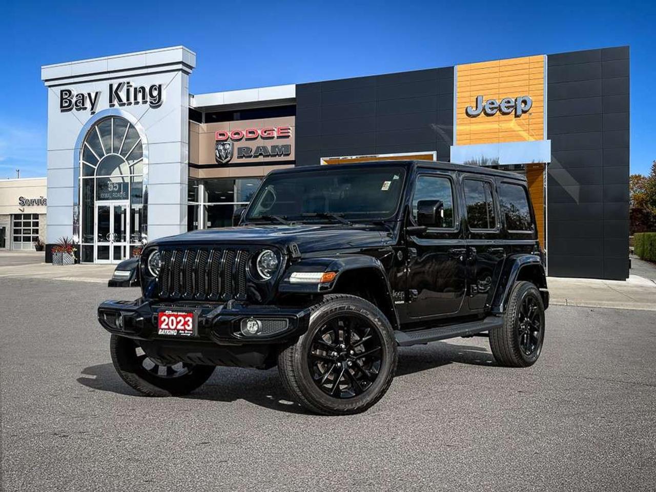 2023 Jeep Wrangler Sahara   HEATED LEATHER   NAVIGATION   ALPINE AUDIO   TRAILER TOW Photo