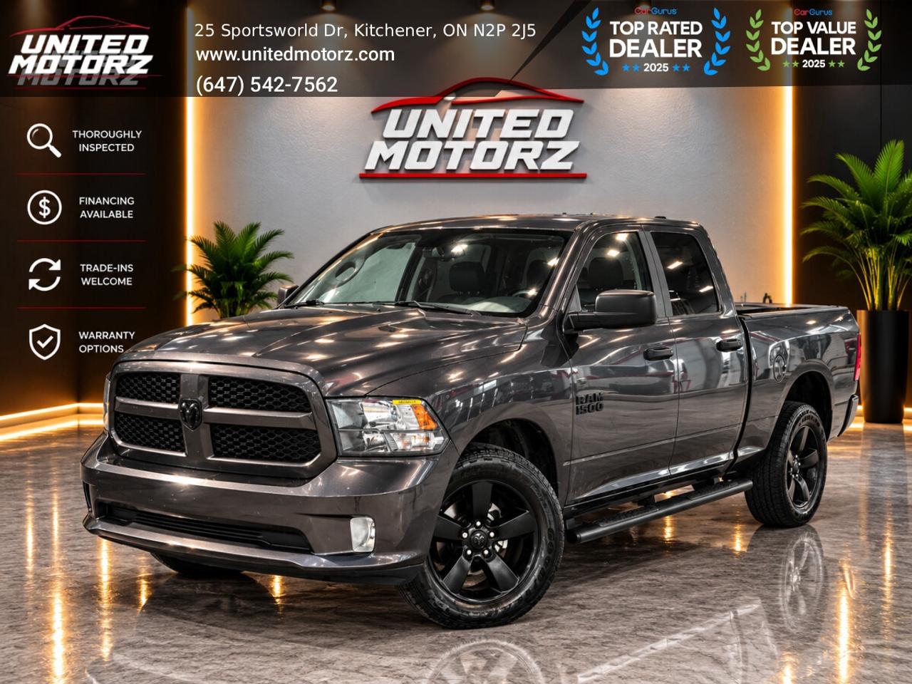 2018 RAM 1500 Express QUAD CAB 6'4"Ltd Avail 4WD 3.6l 6cyl~SAFE Photo0