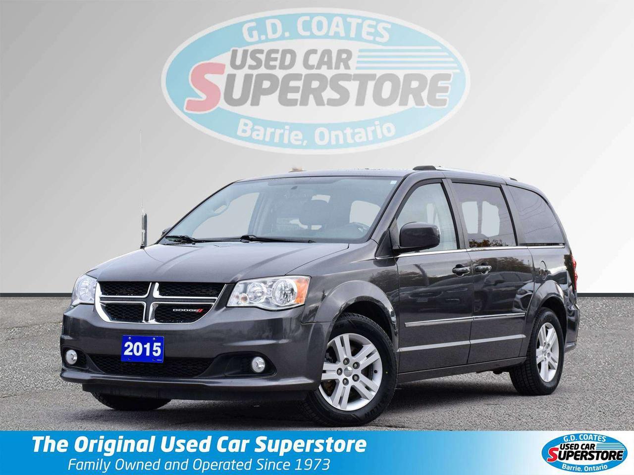 2015 Dodge Grand Caravan Crew Plus ~Nav ~Cam ~Sunroof ~Leather ~Blind Spot Photo