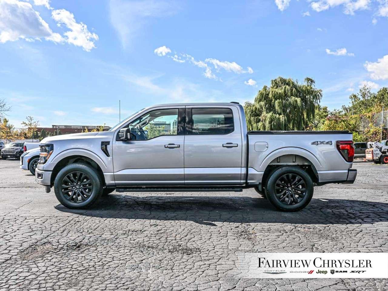 2024 Ford F-150 XLT 4WD SuperCrew 5.5' Box 303A   LEATHER   BLIND SPOT   CARPLAY   BLACK APPEARANCE   TAILGATE STEP   360 CAMERA Photo2