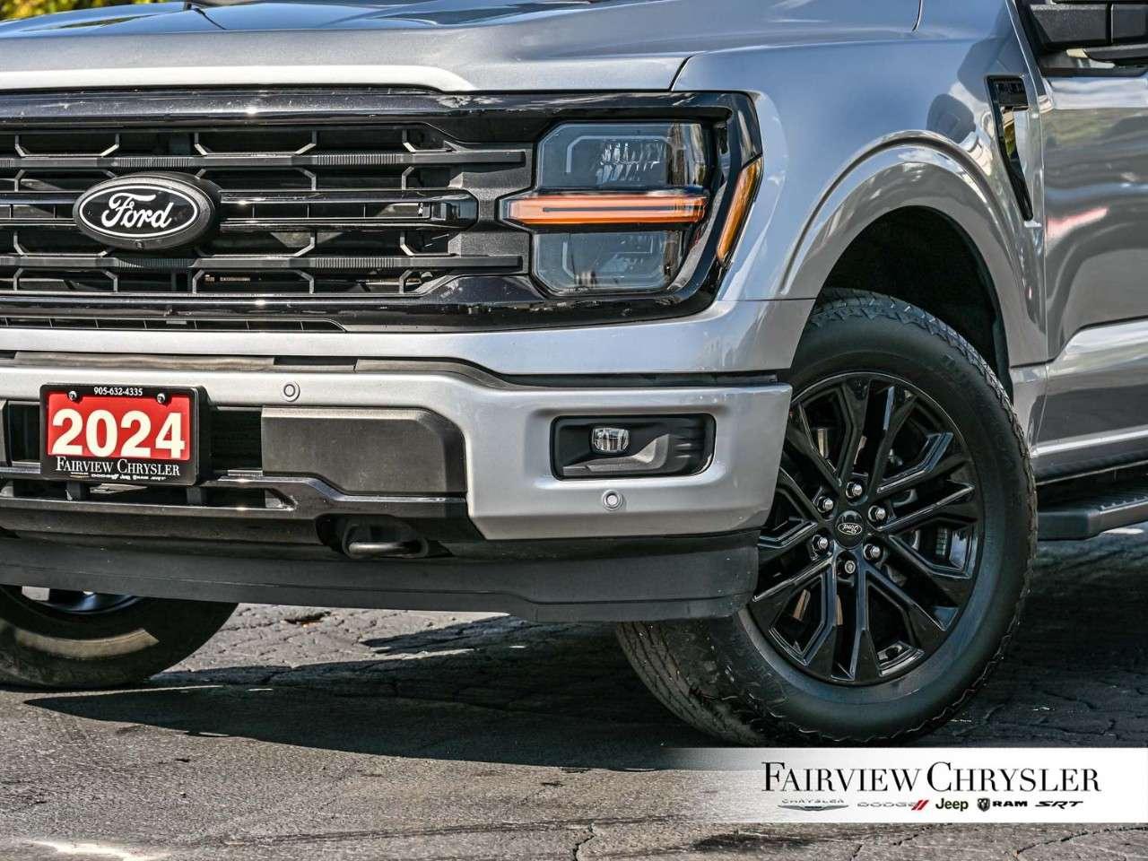 2024 Ford F-150 XLT 4WD SuperCrew 5.5' Box 303A   LEATHER   BLIND SPOT   CARPLAY   BLACK APPEARANCE   TAILGATE STEP   360 CAMERA Photo