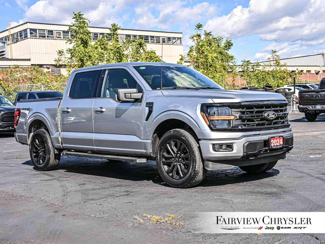 2024 Ford F-150 XLT 4WD SuperCrew 5.5' Box 303A   LEATHER   BLIND SPOT   CARPLAY   BLACK APPEARANCE   TAILGATE STEP   360 CAMERA Photo
