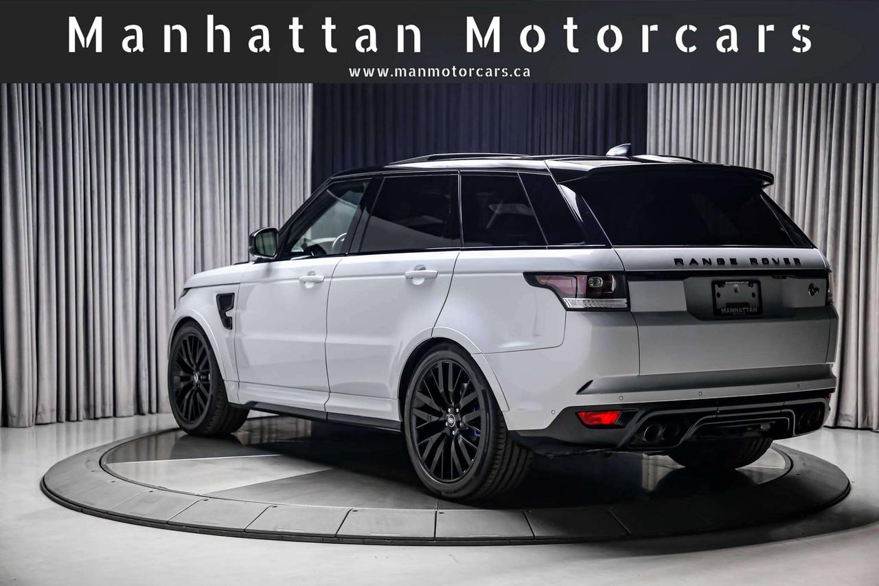 2017 Land Rover Range Rover Sport V8 SUPERCHARGED SVR 550HP  PANO HUD CARBONINT NAVI Photo4