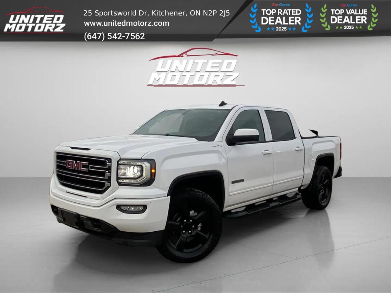 2017 GMC Sierra 1500 SLE ELEVATION CREW CAB 4WD 5.3L V8~SAFETY CERTIIFE Photo