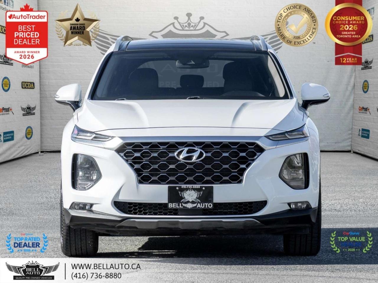 2020 Hyundai Santa Fe Preferred   B.CAM   PANO   LTHR   CARPLAY   DRIVEMODS   NOACCIDENT Photo5