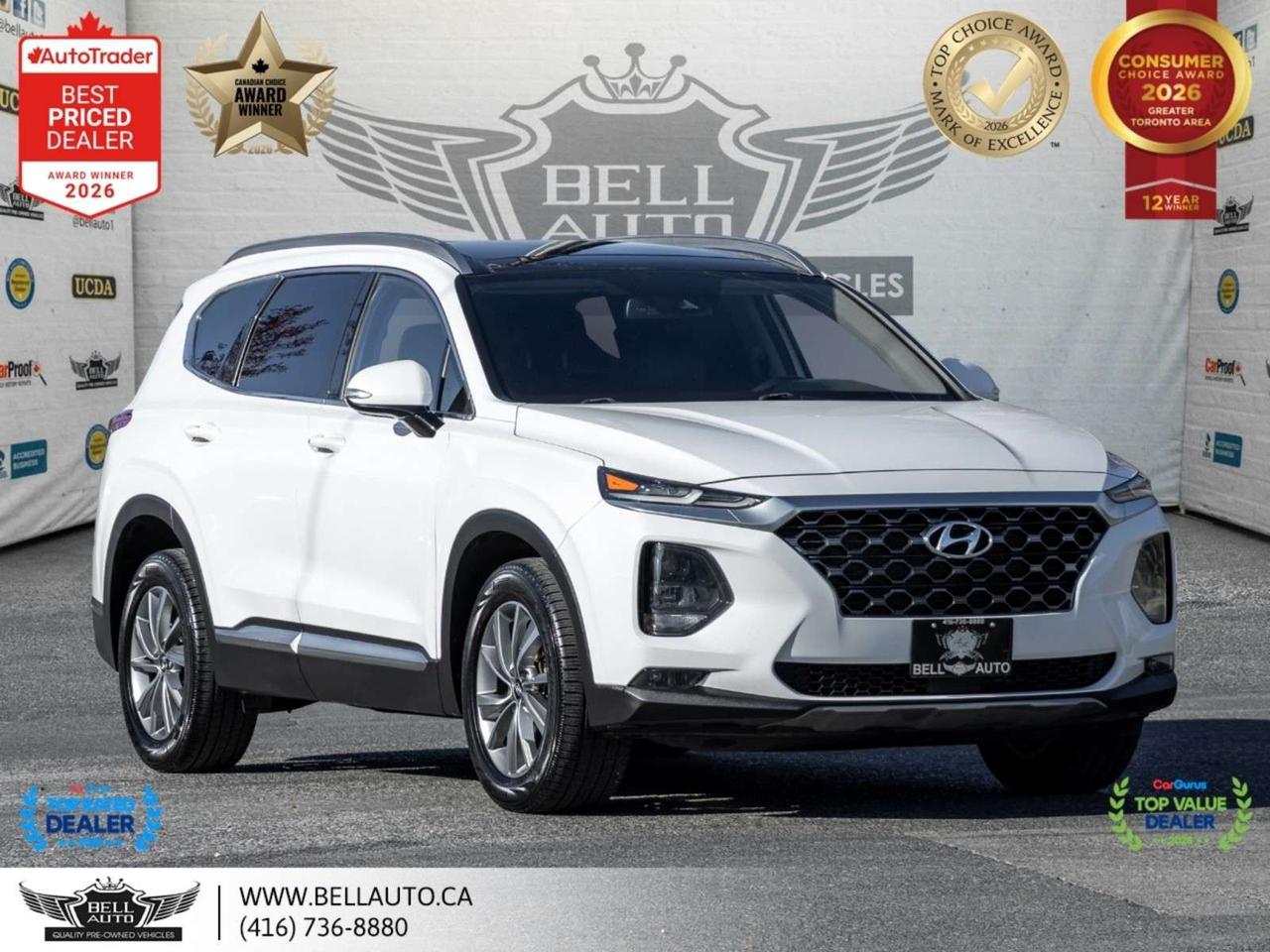 2020 Hyundai Santa Fe Preferred   B.CAM   PANO   LTHR   CARPLAY   DRIVEMODS   NOACCIDENT Photo0