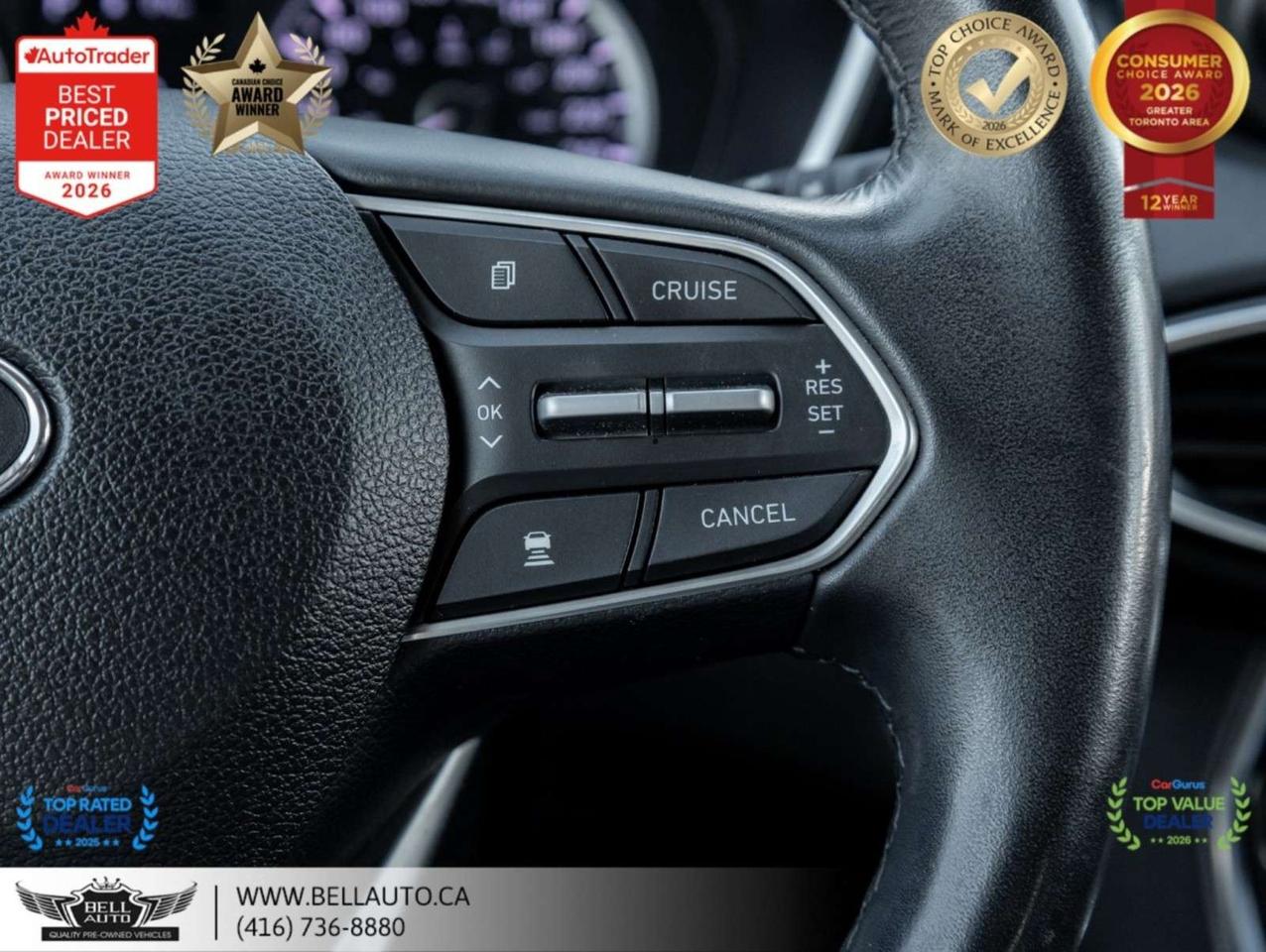 2020 Hyundai Santa Fe Preferred   B.CAM   PANO   LTHR   CARPLAY   DRIVEMODS   NOACCIDENT Photo